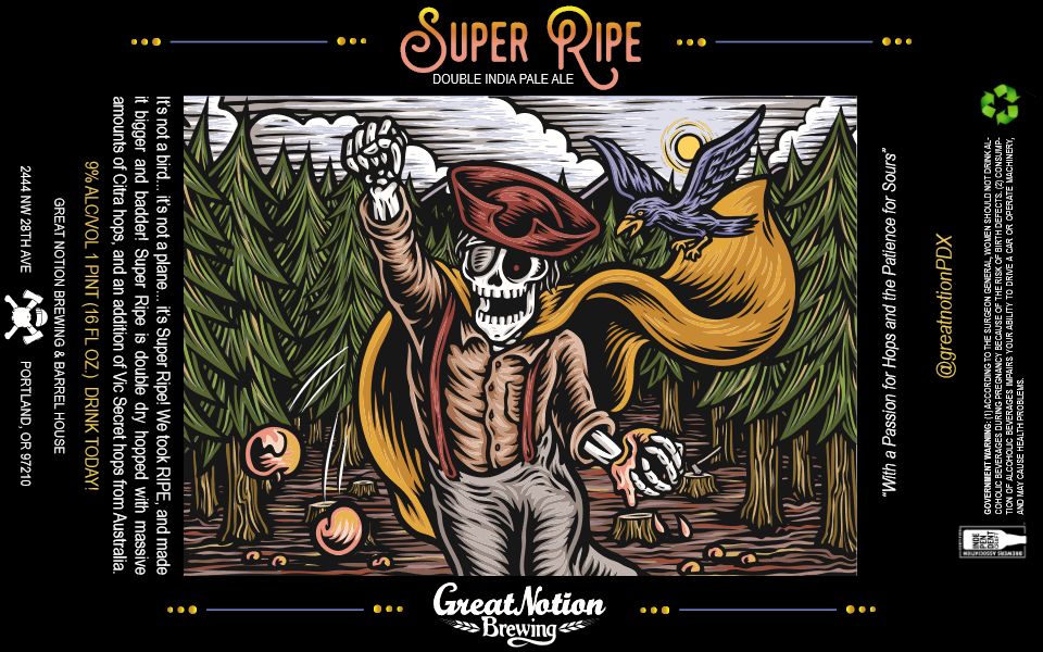 Super Ripe label