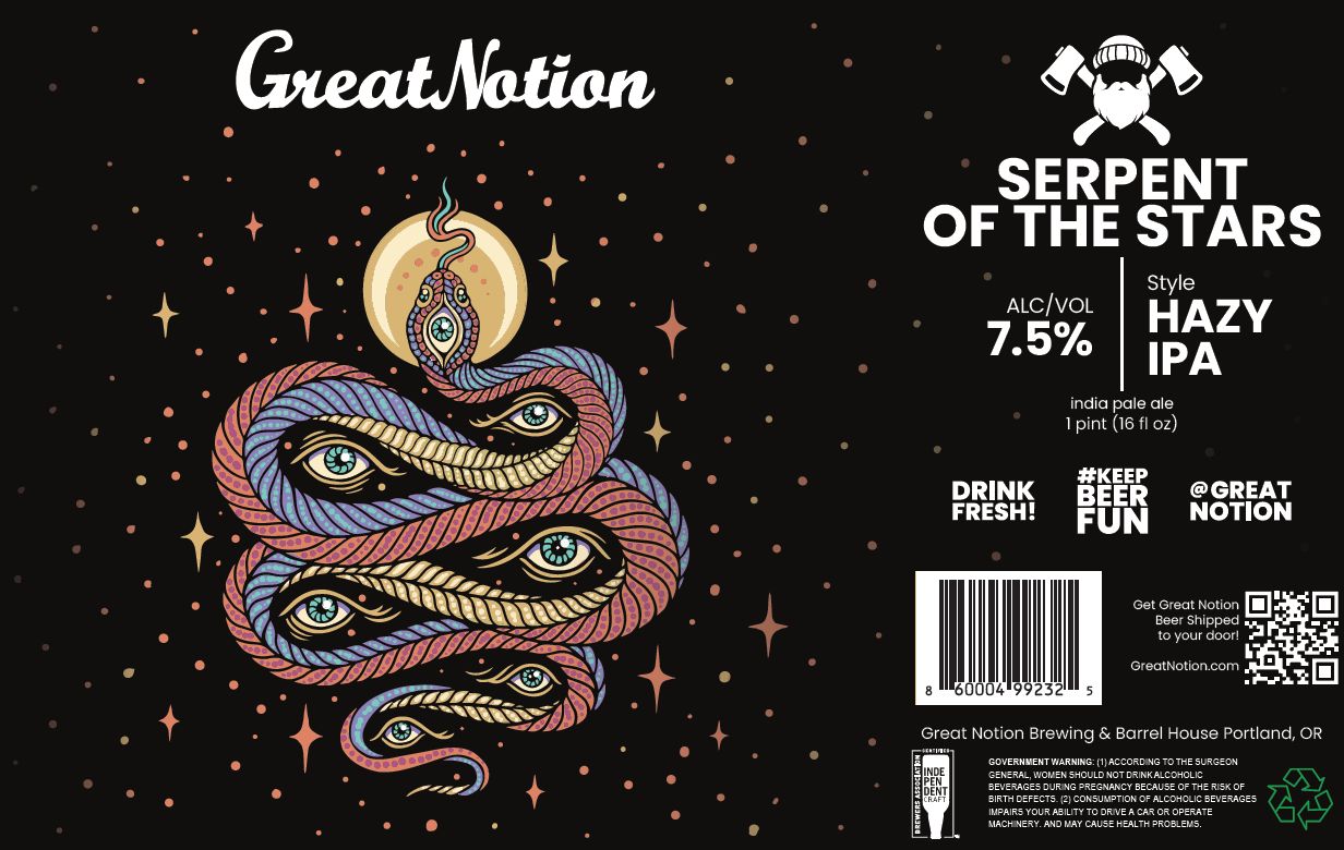 Serpent of the Stars label