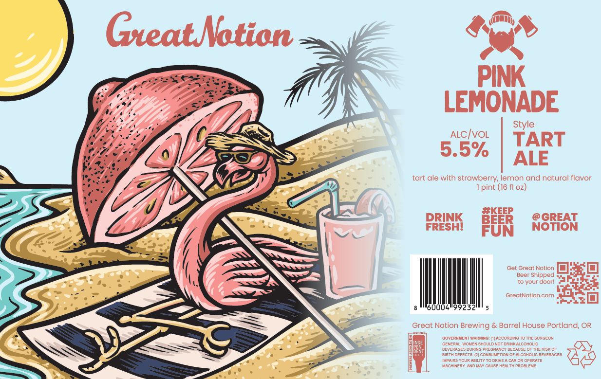 Pink Lemonade label