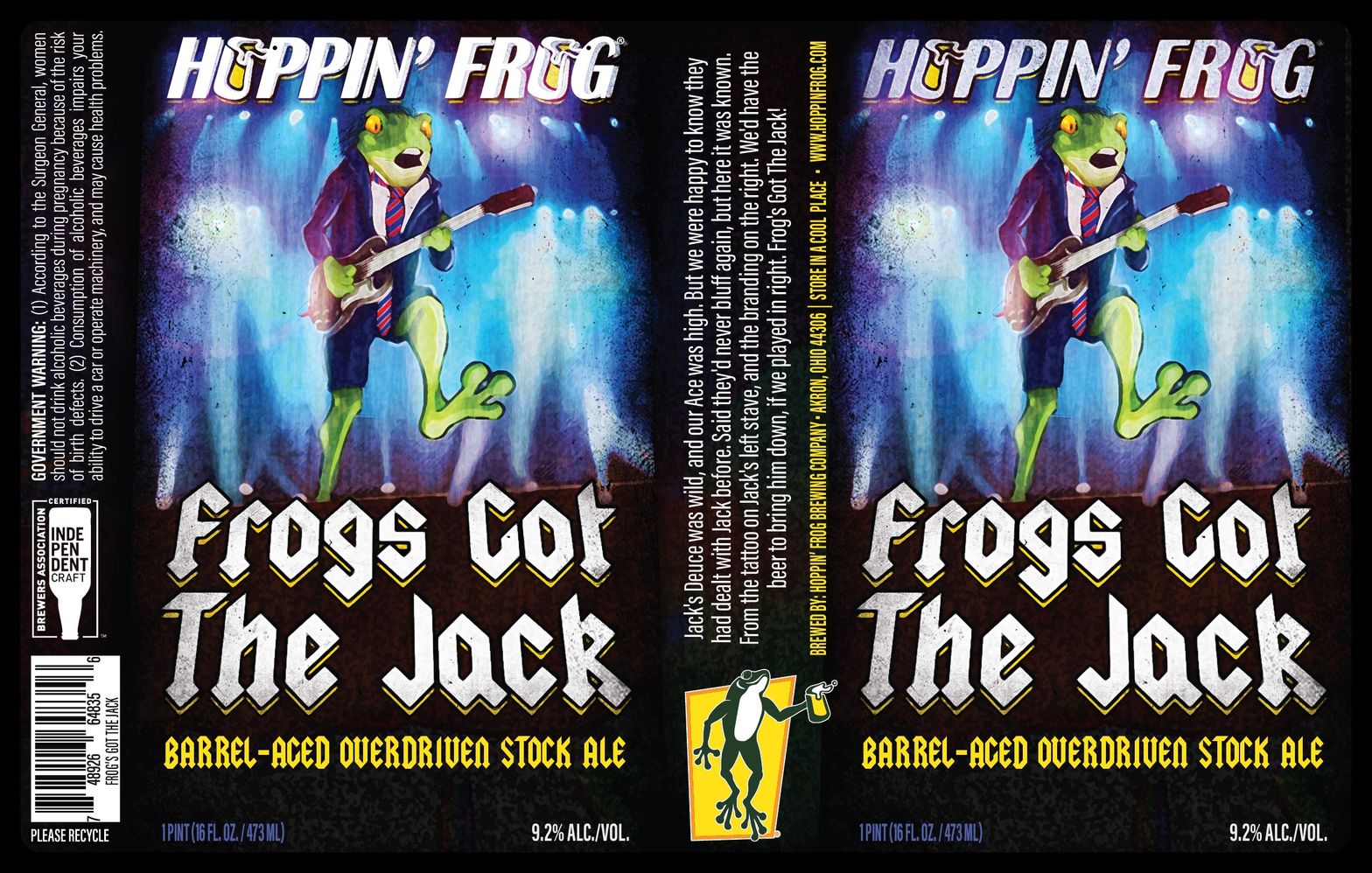 Frogs Got The Jack label
