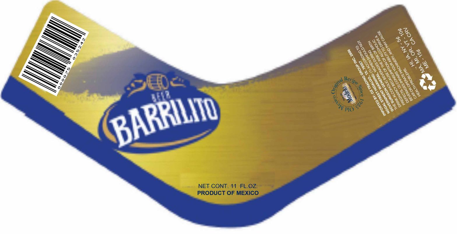 Barrilito Beer label