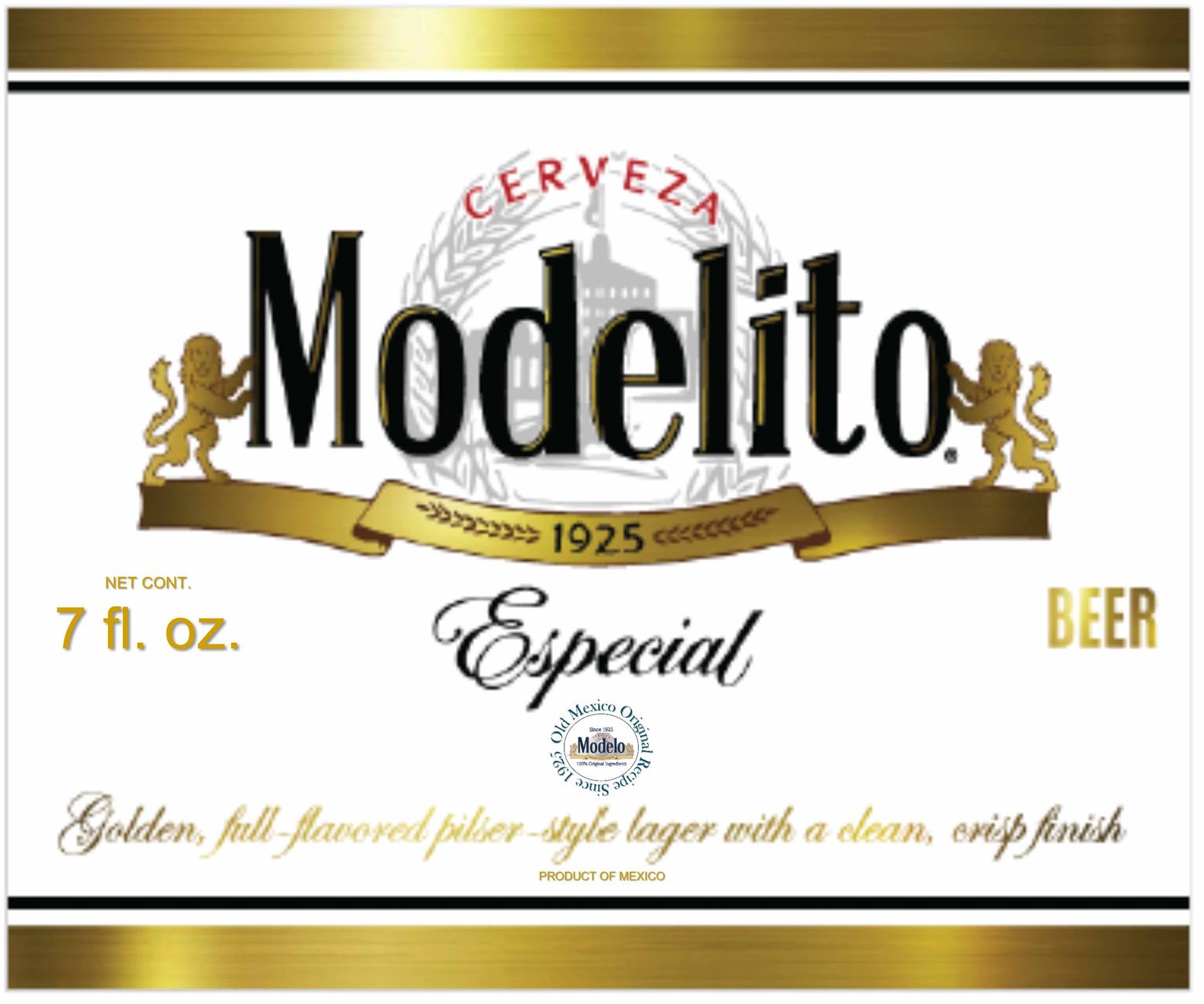 Modelito Especial label