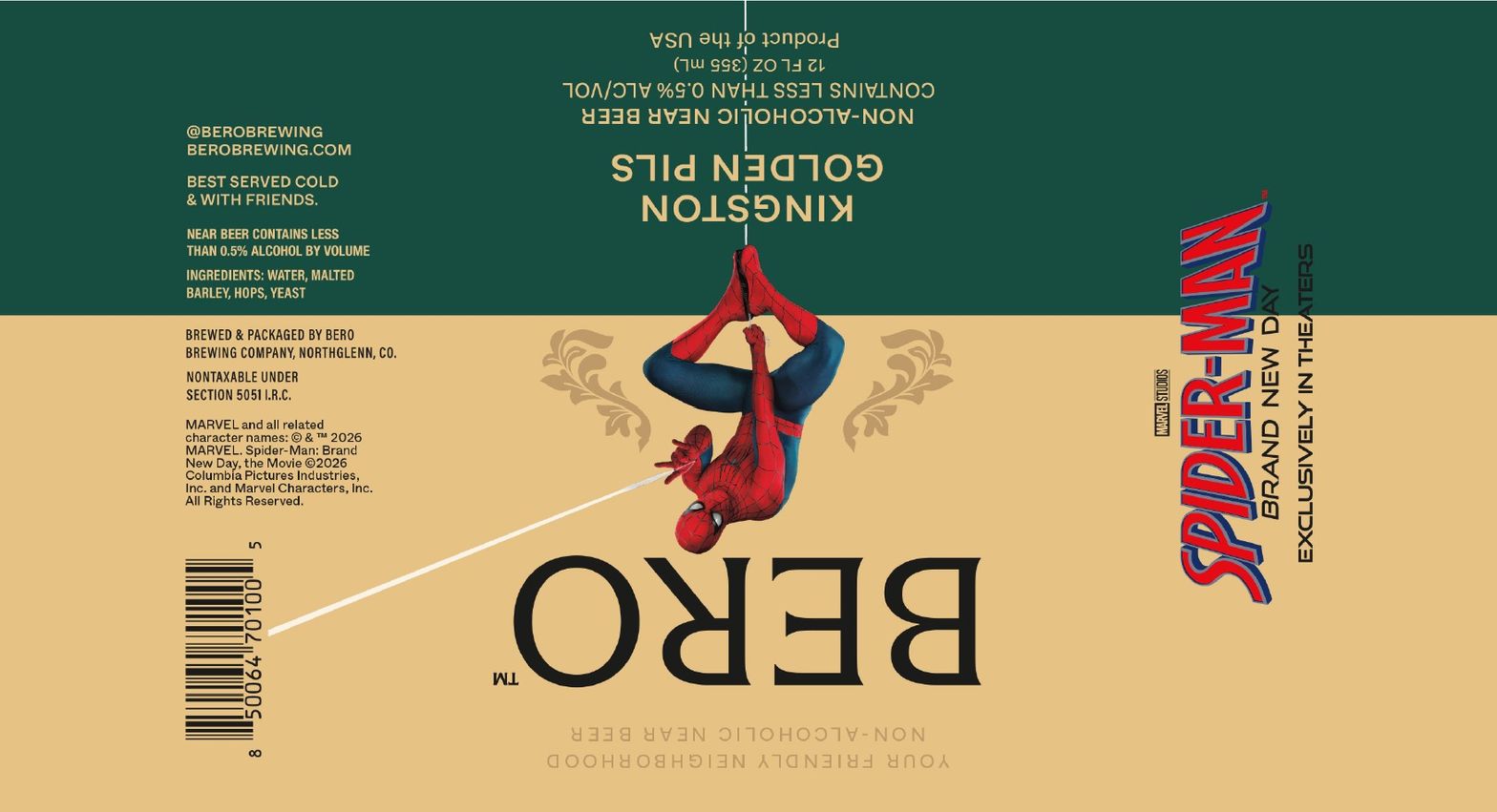 Kingston Golden Pils label