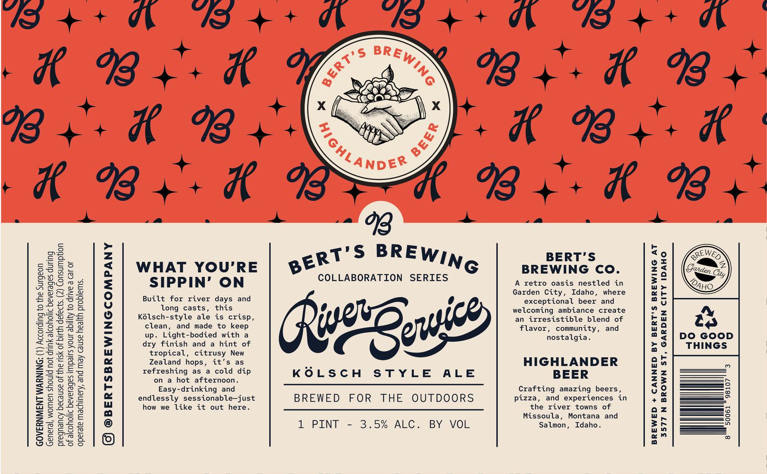 River Service label