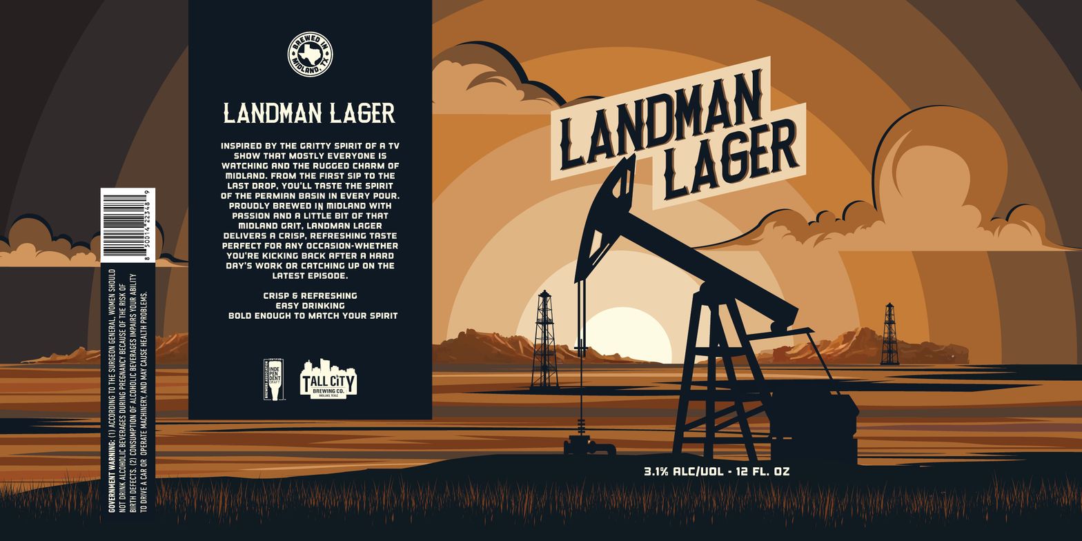 Landman Lager label