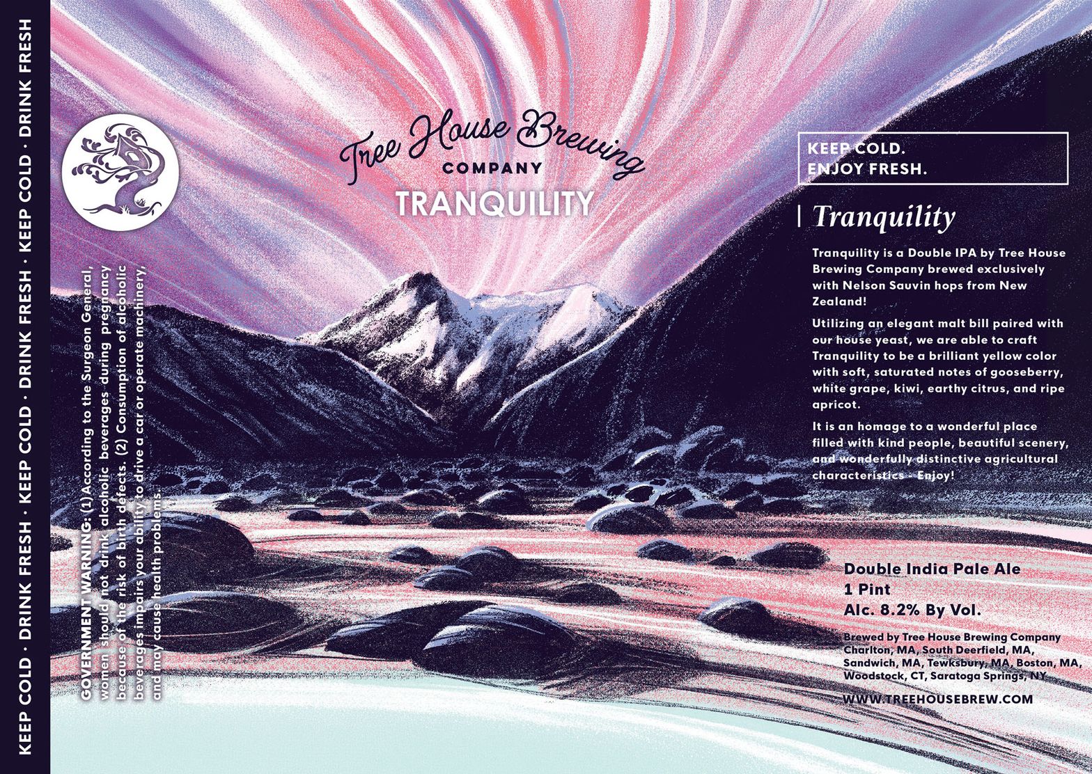 Tranquility label