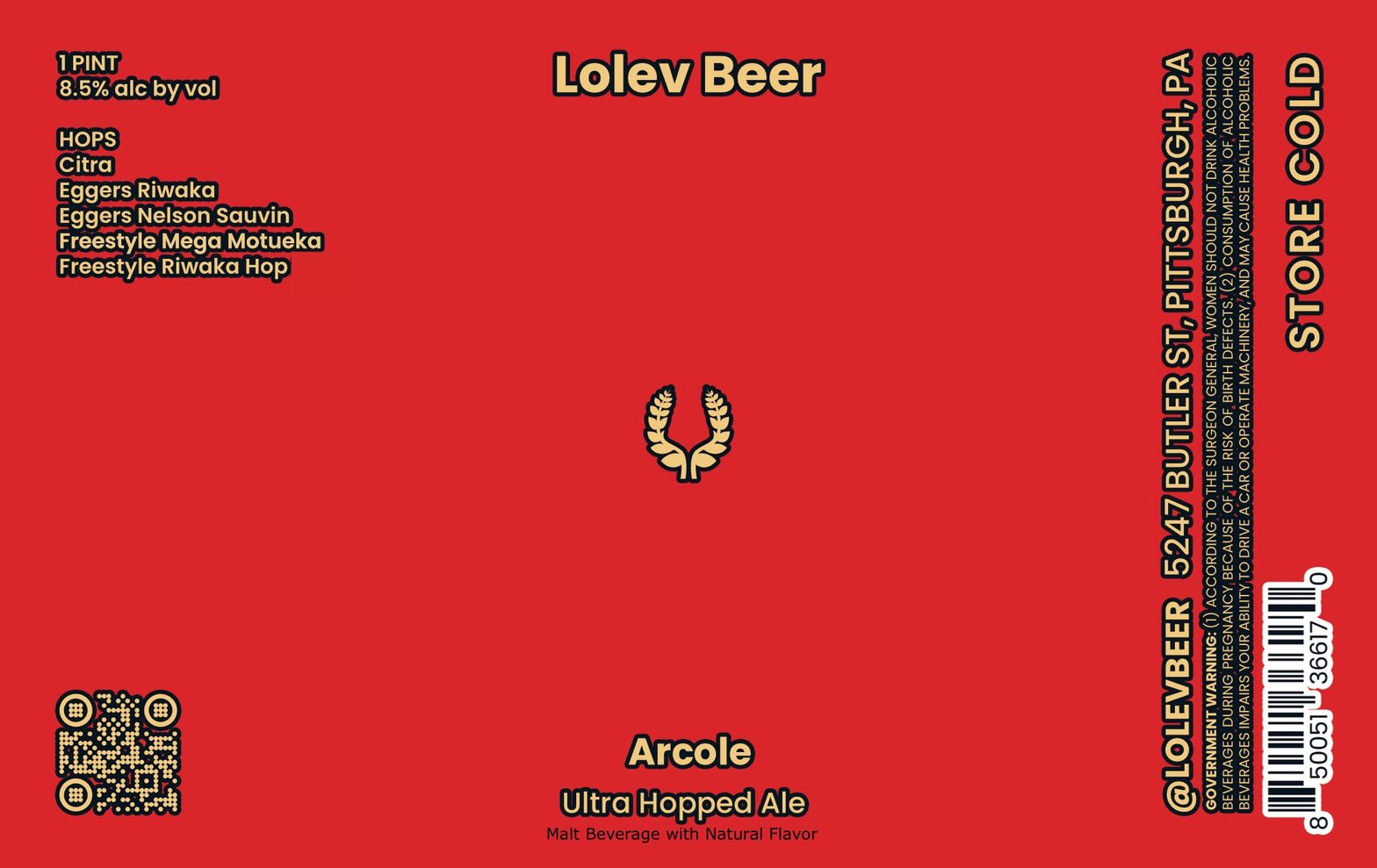 Arcole label