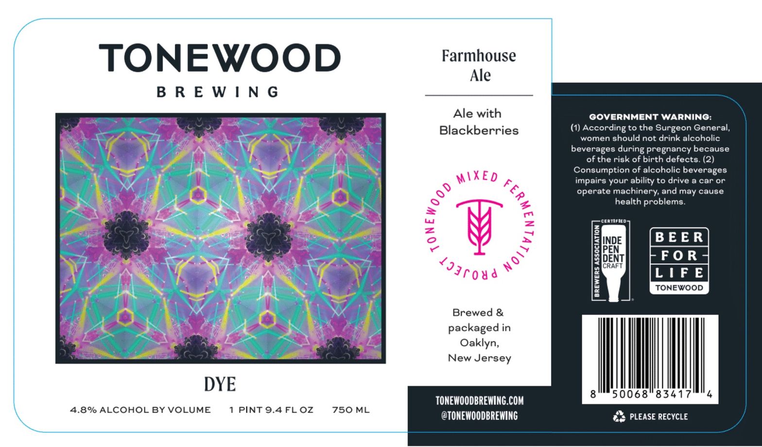 Dye label