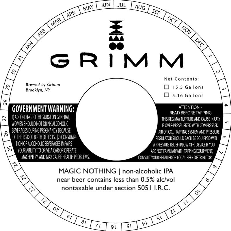 Magic Nothing label