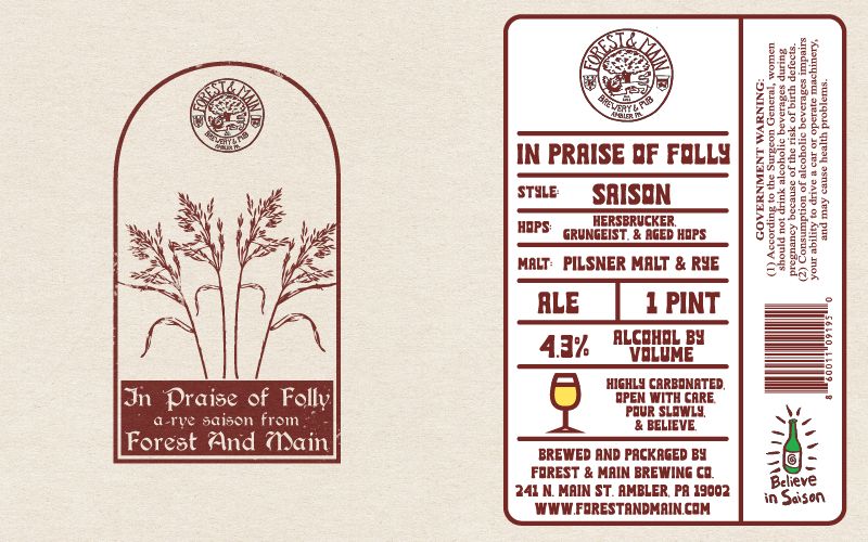In Praise of Folly label