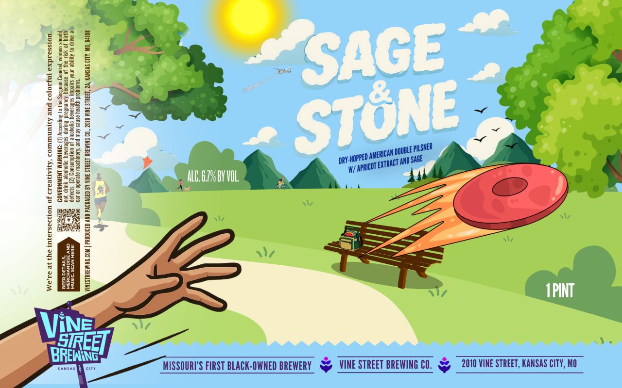 Sage and Stone label