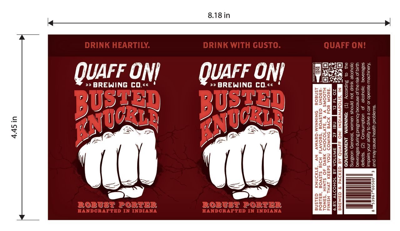 Busted Knuckle label