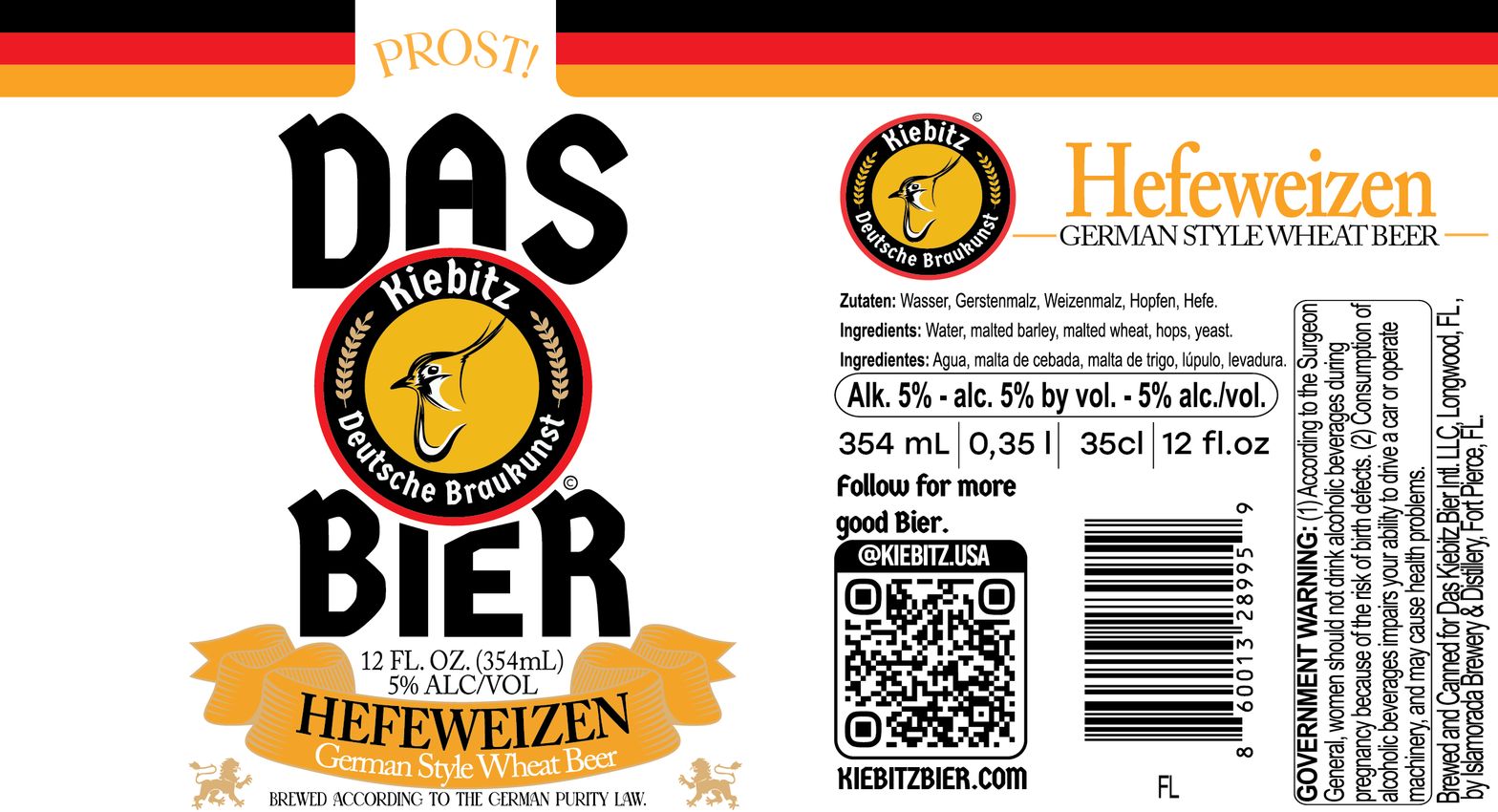 Hefeweizen label