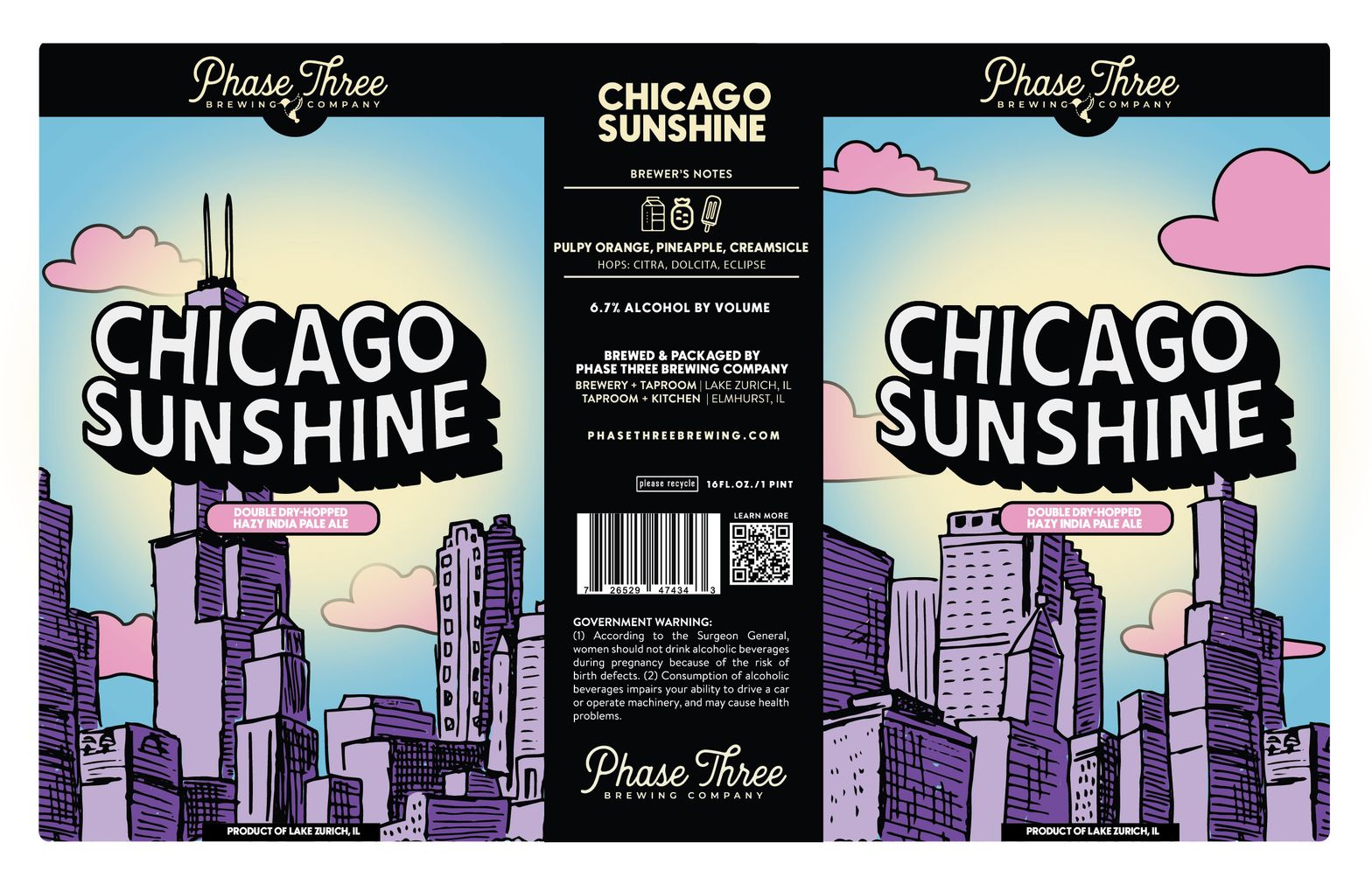 Chicago Sunshine label