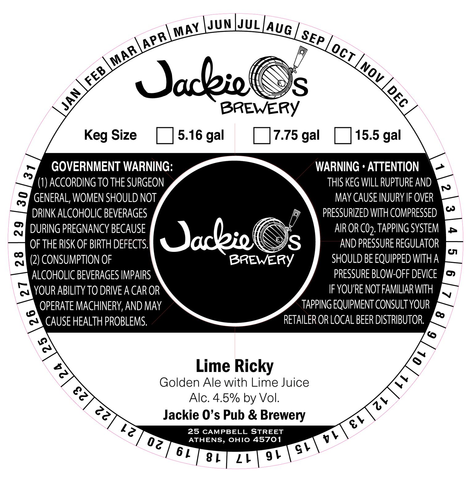 Lime Ricky label