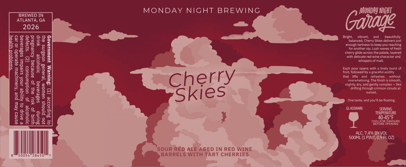 Cherry Skies label