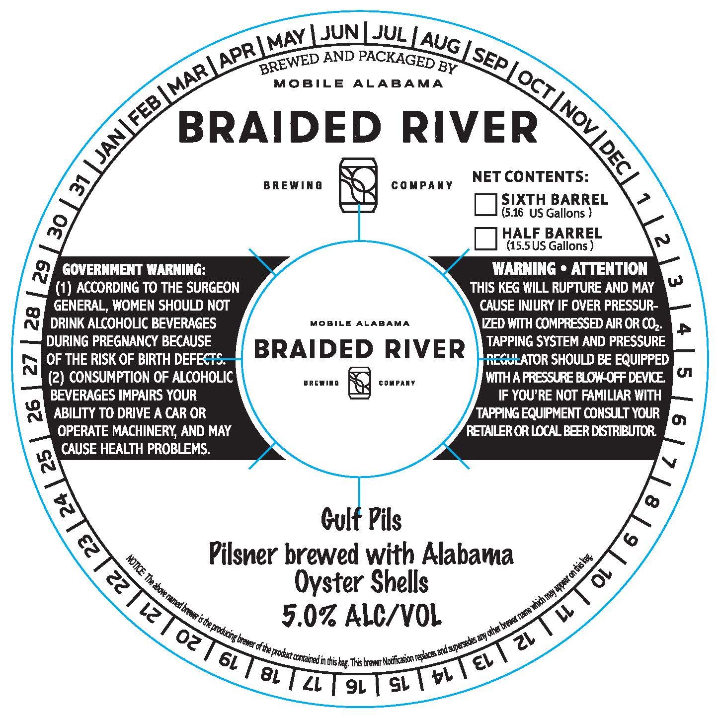 Gulf Pils label