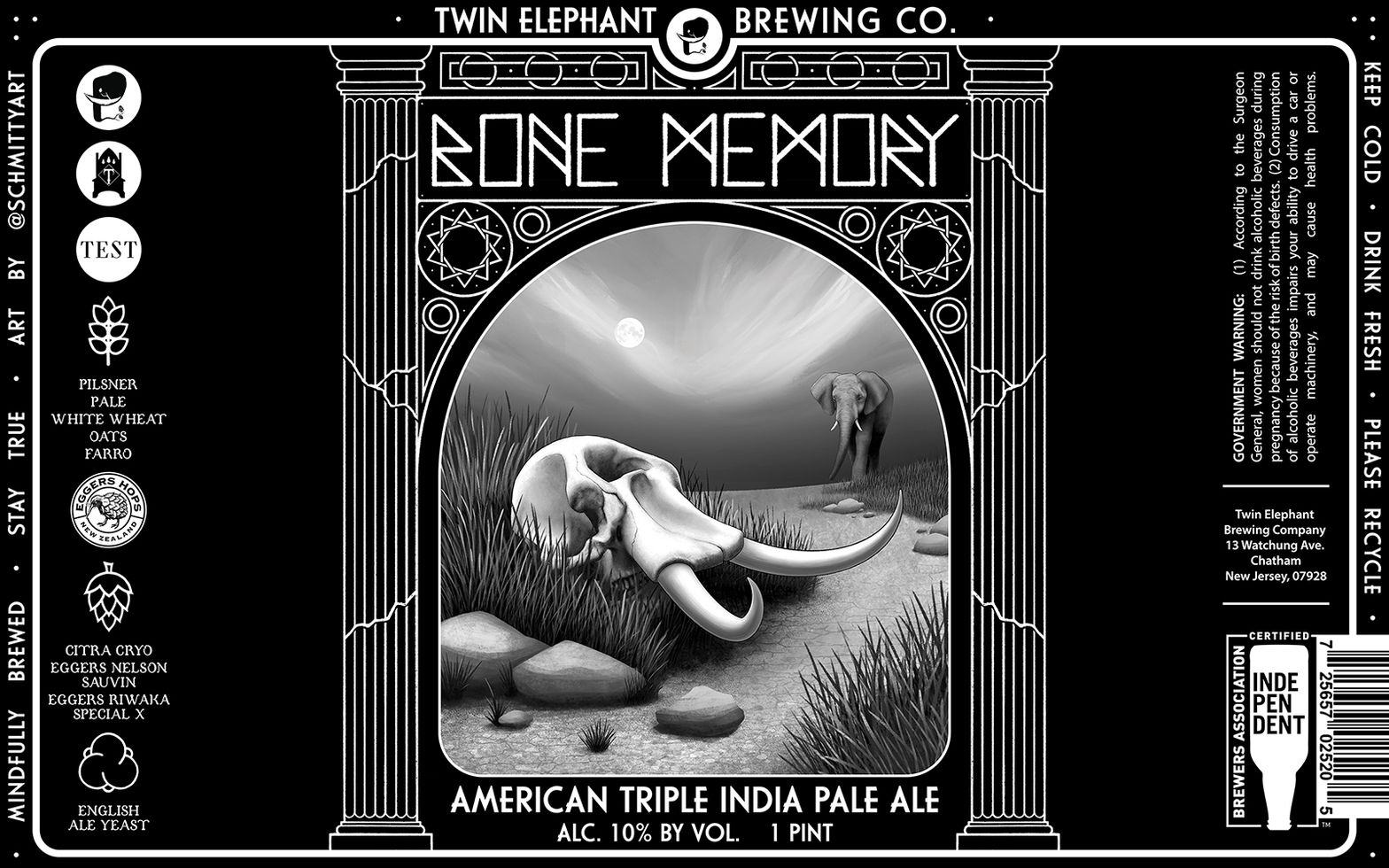 Bone Memory label