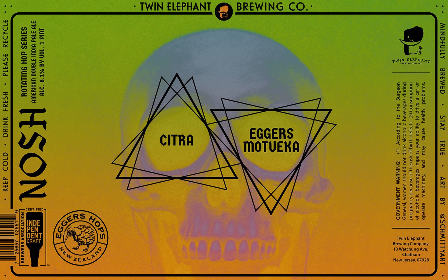 Citra Eggers Motueka label