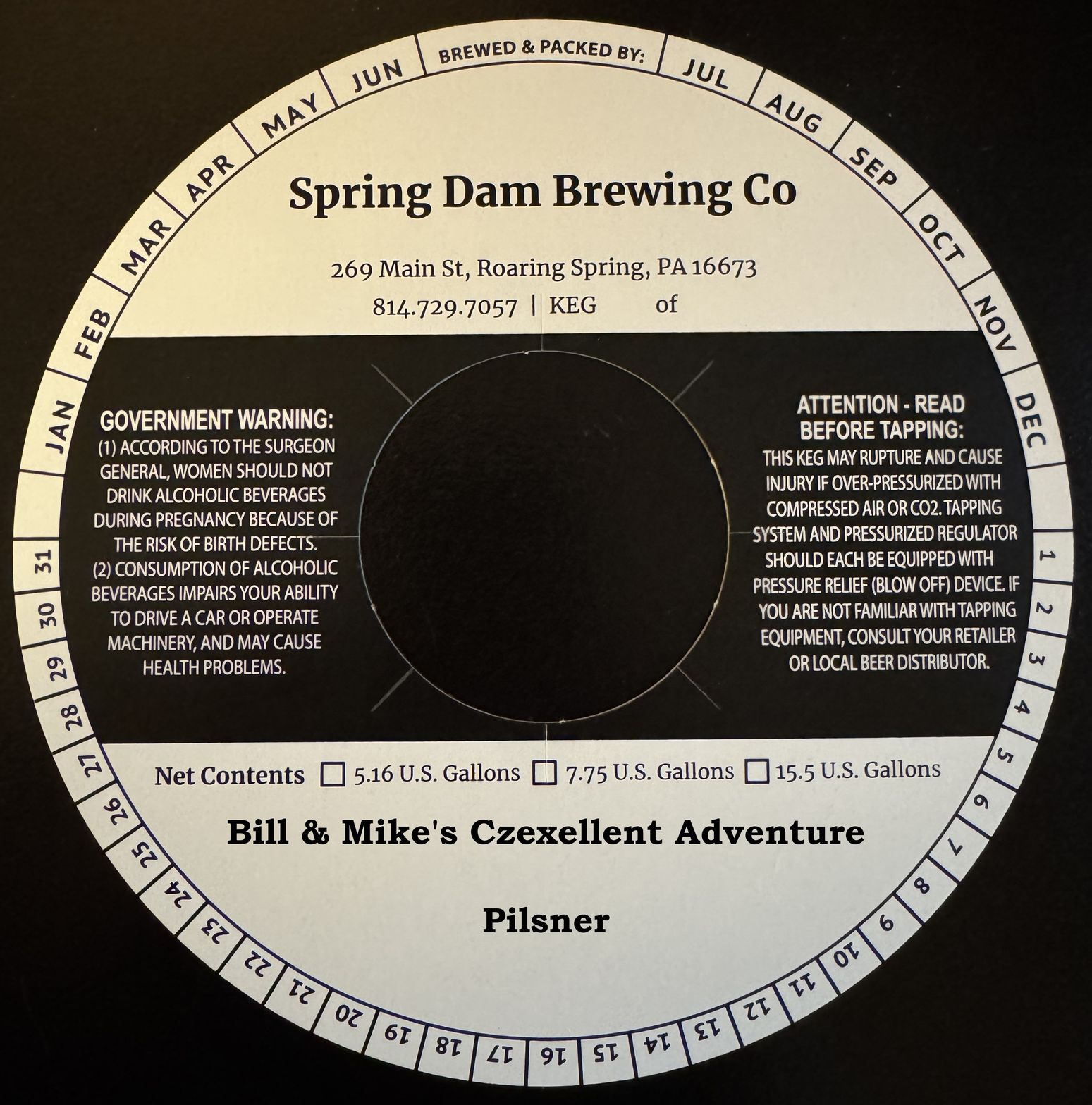 Bill & Mike's Czexellent Adventure label