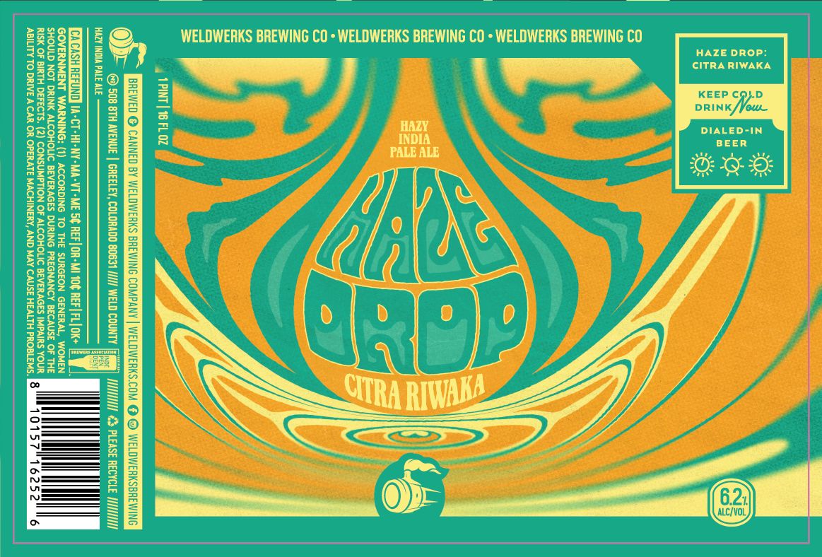 Haze Drop Citra Riwaka label