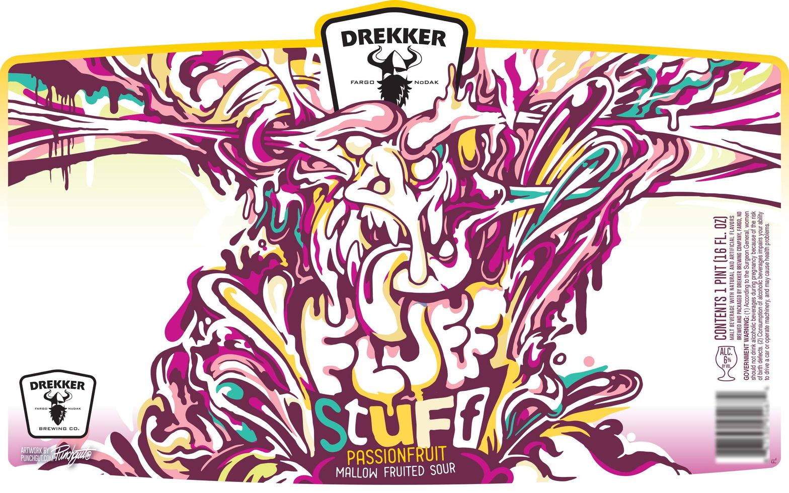Fluff Stuff Passionfruit label