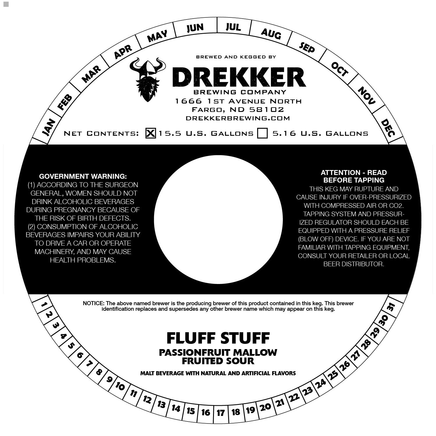 Fluff Stuff Passionfruit Mallow label