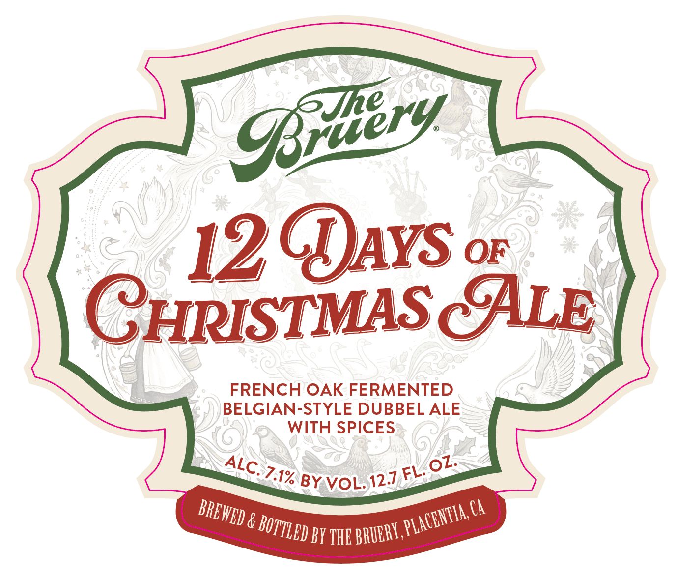 12 Days of Christmas Ale label