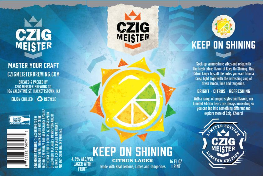 Keep On Shining label
