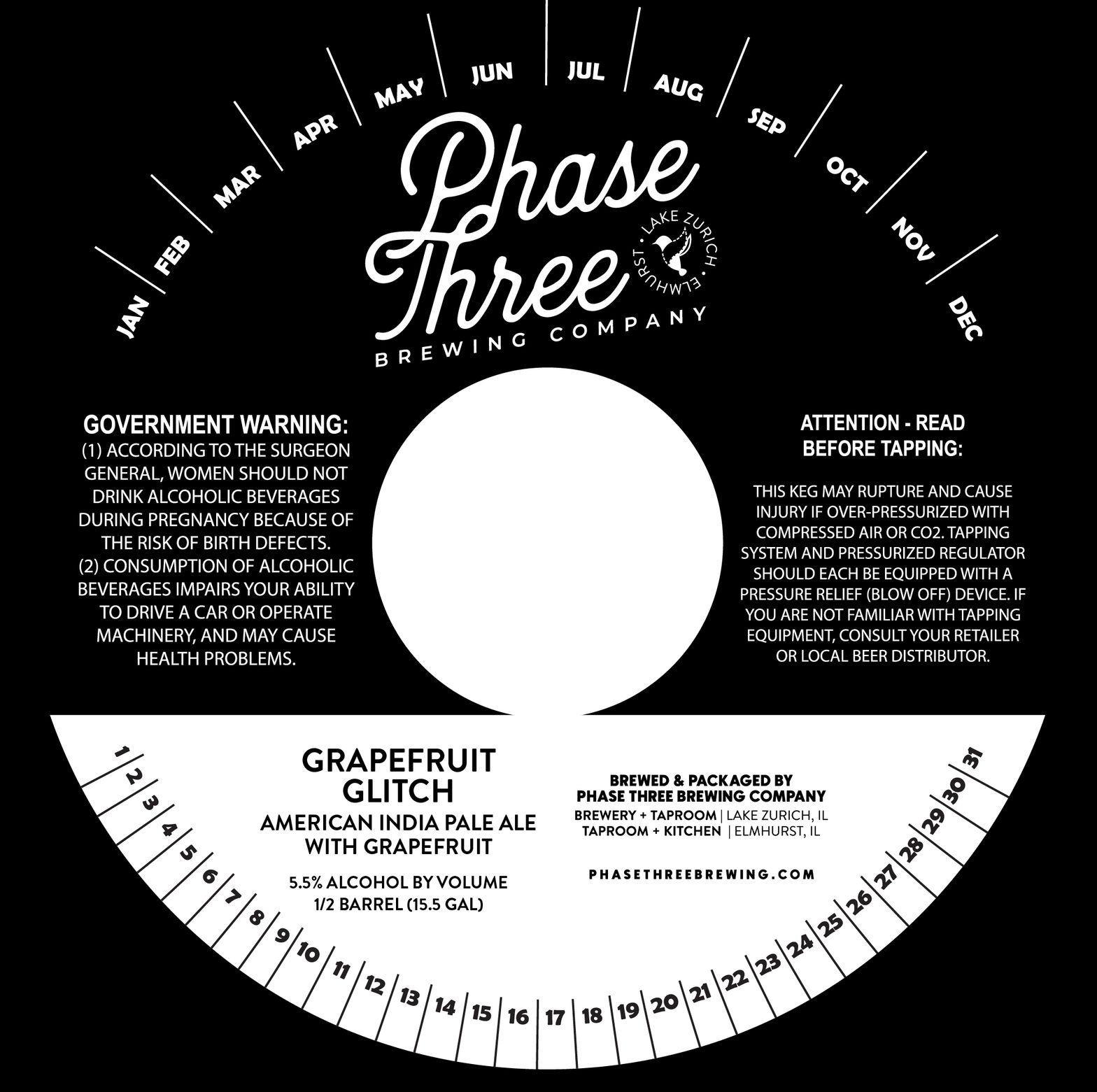 Grapefruit Glitch label