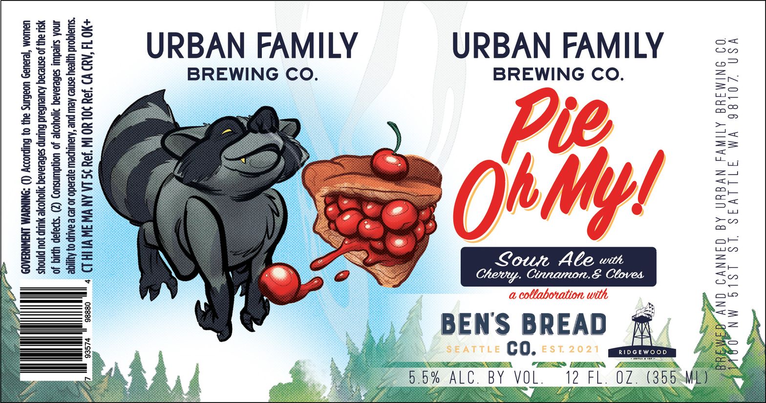 Pie Oh My! label
