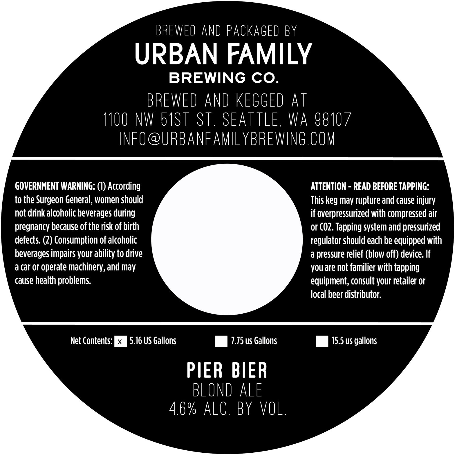 Pier Bier label