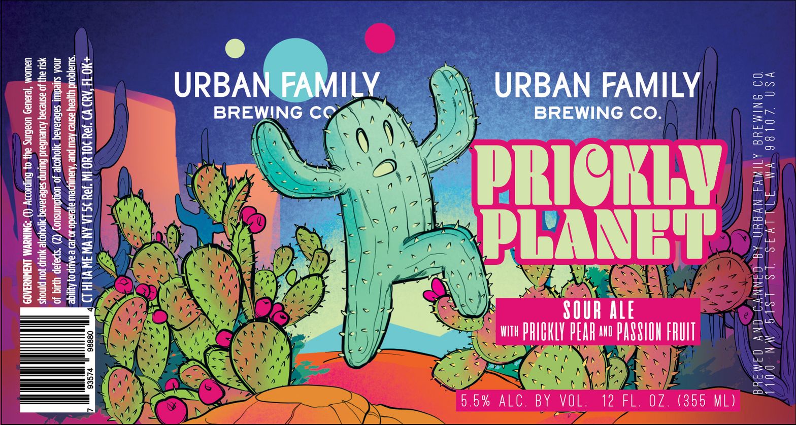 Prickly Planet label