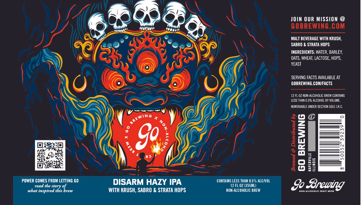 Disarm Hazy IPA label