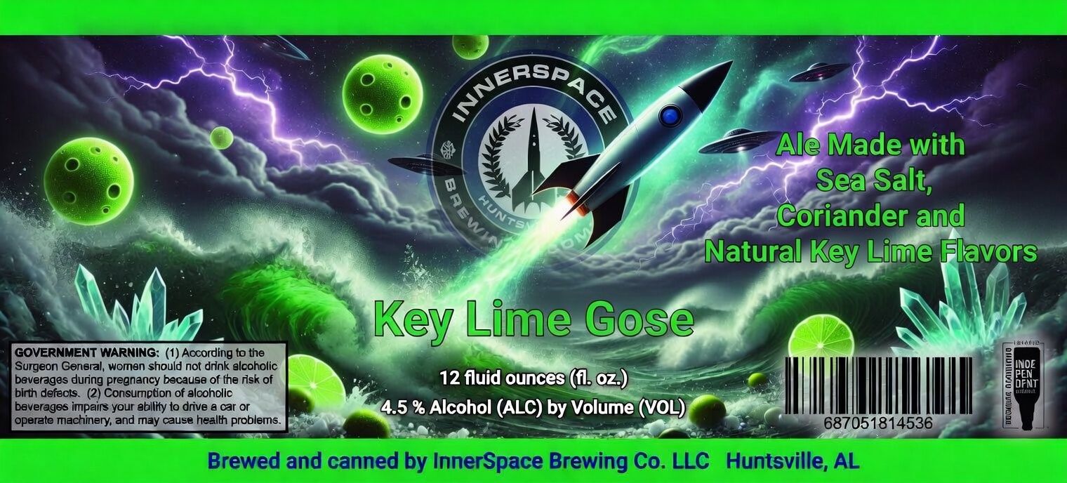 Key Lime Gose label
