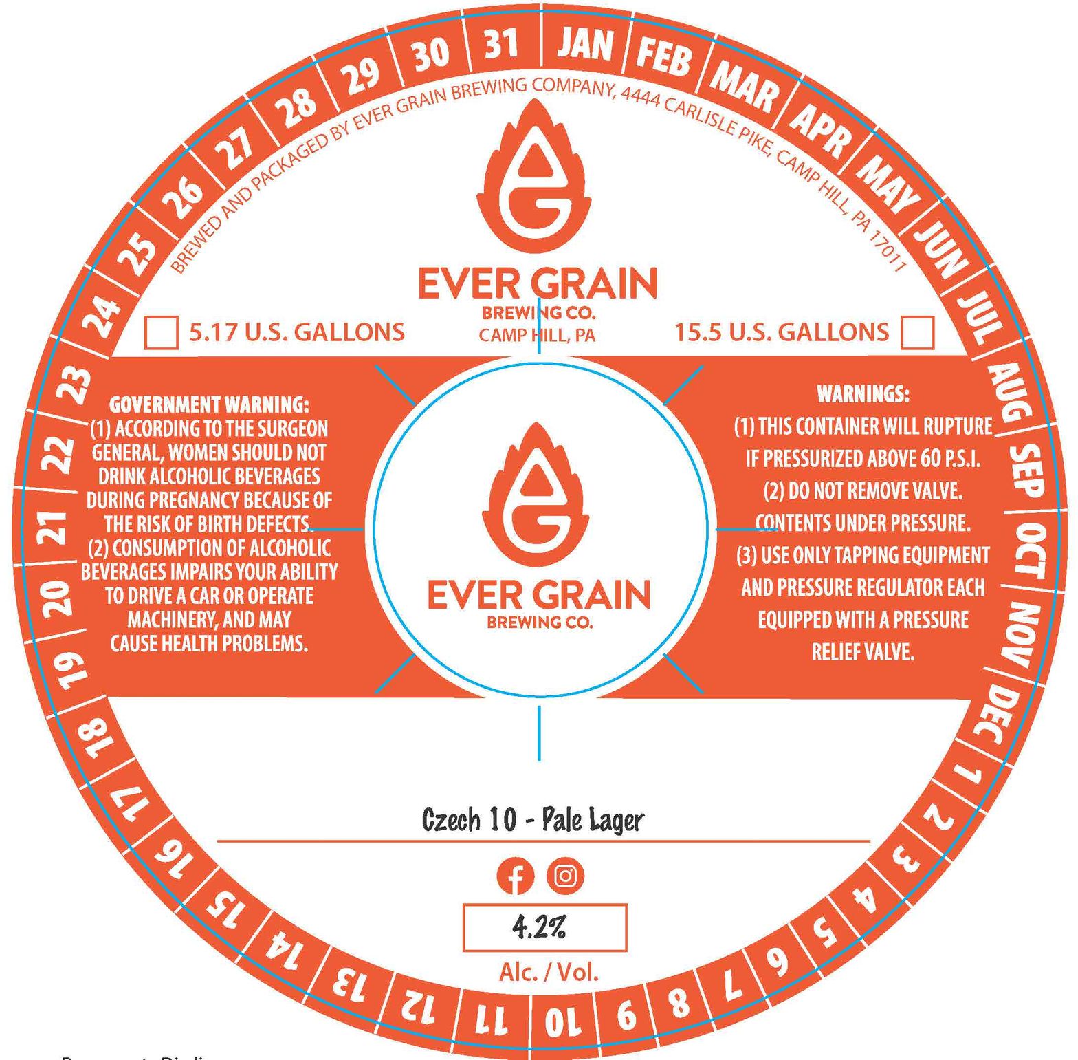 Czech 10 label