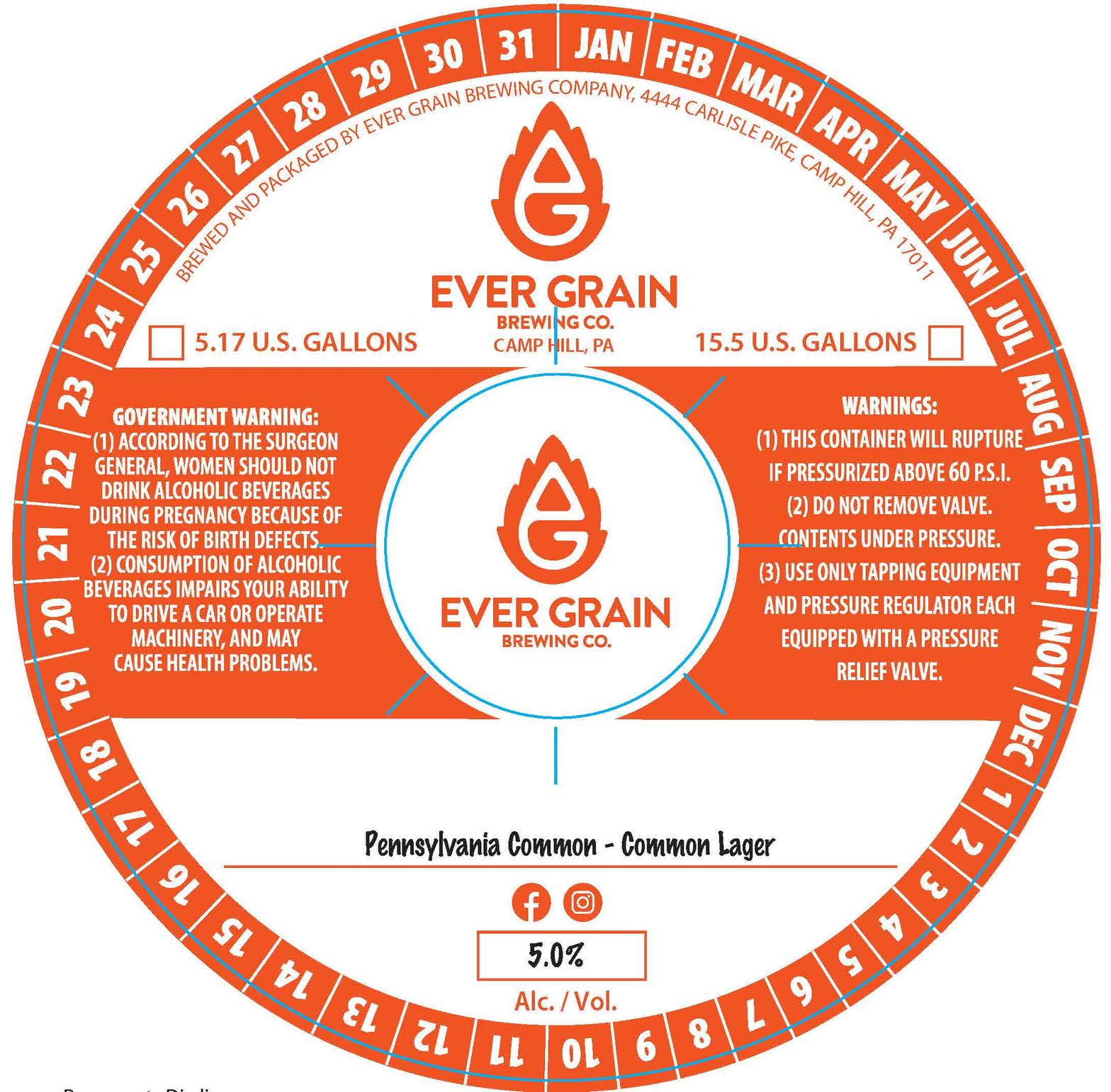 Pennsylvania Common label