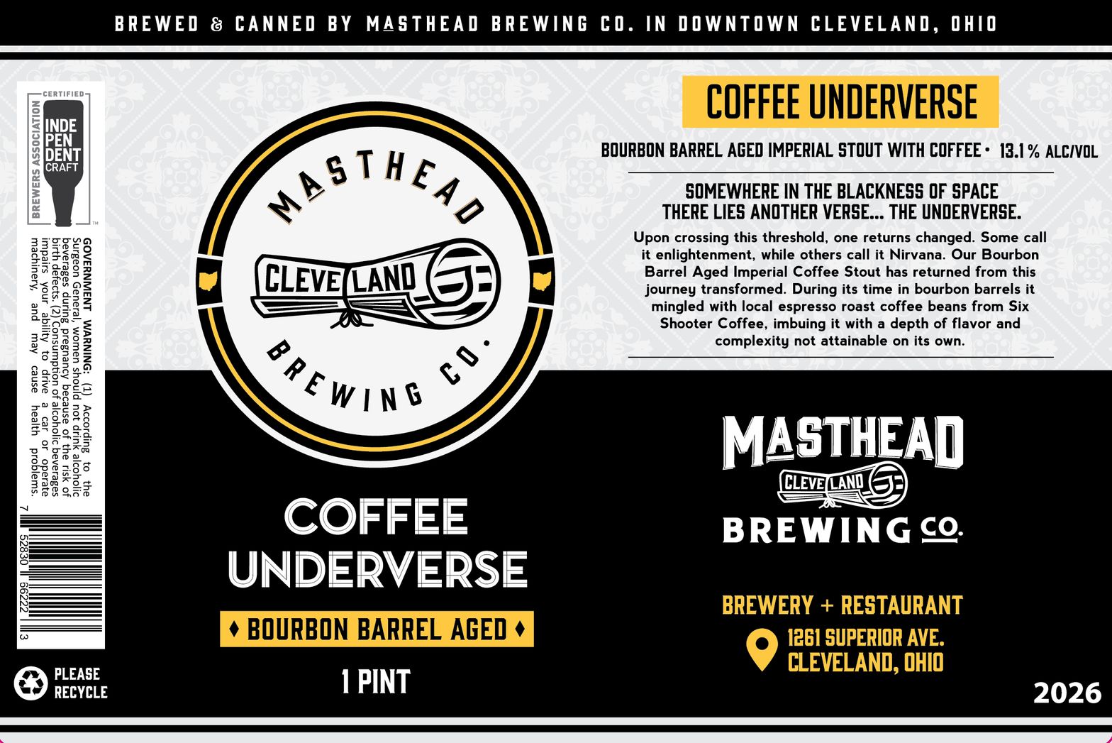 Coffee Underverse label