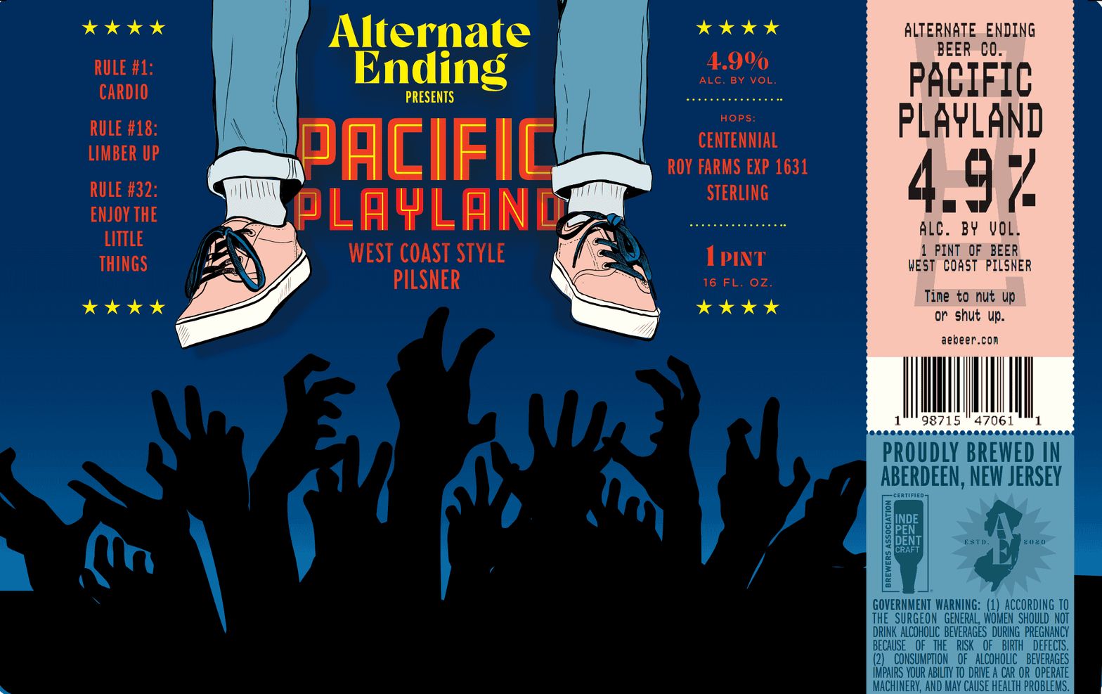 Pacific Playland label