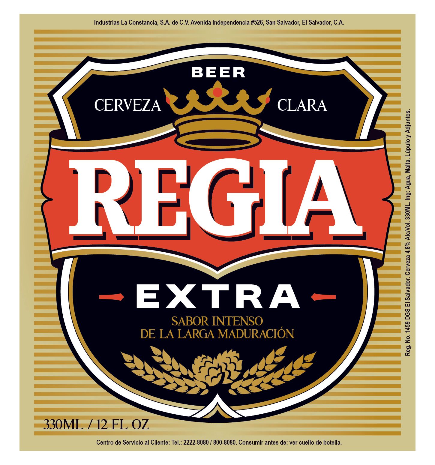 Regia Extra label