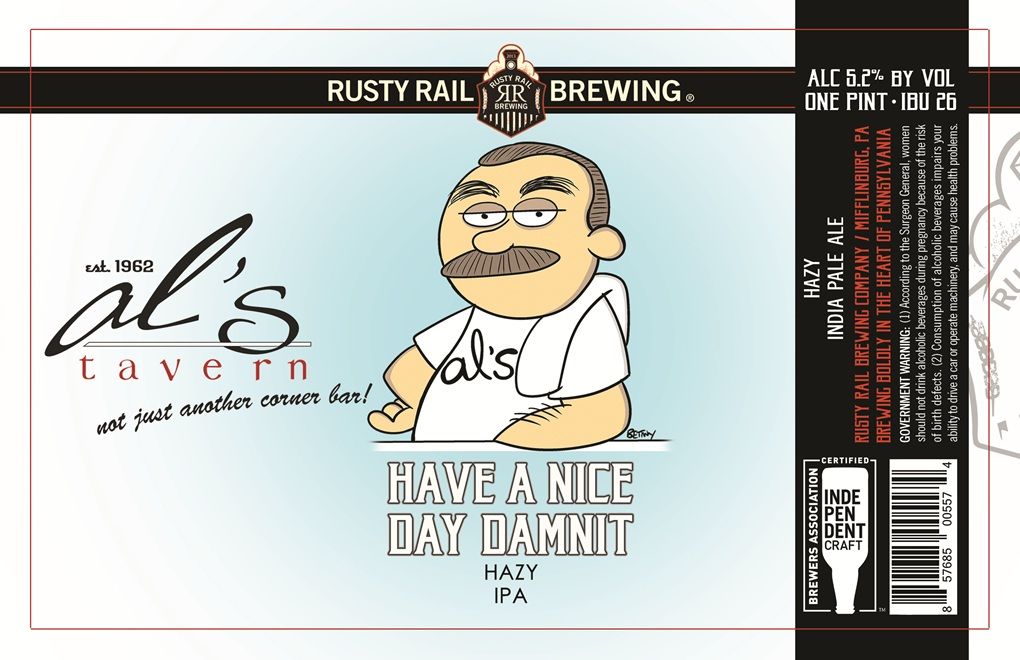Have A Nice Day Dammit label