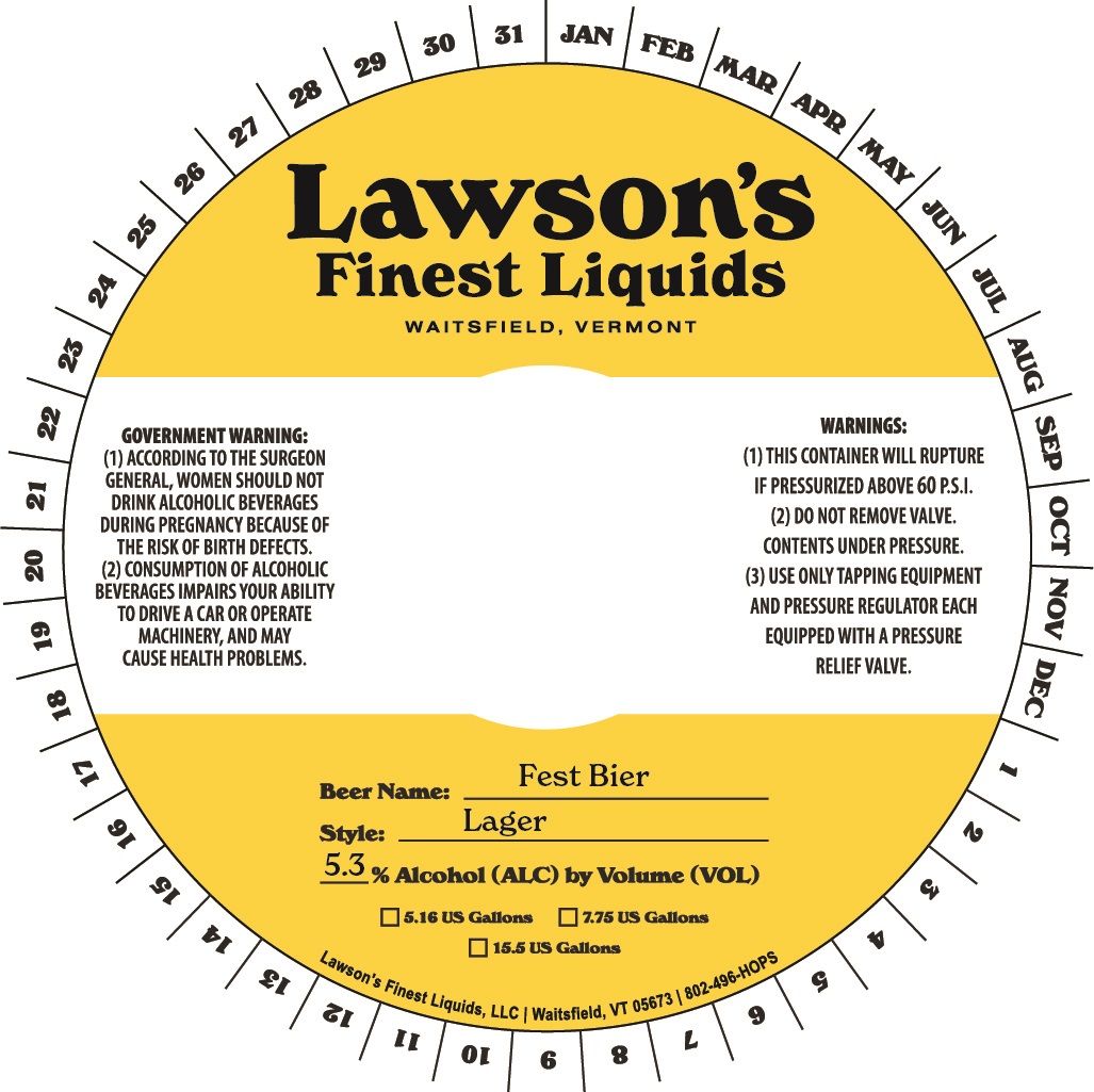 Fest Bier label