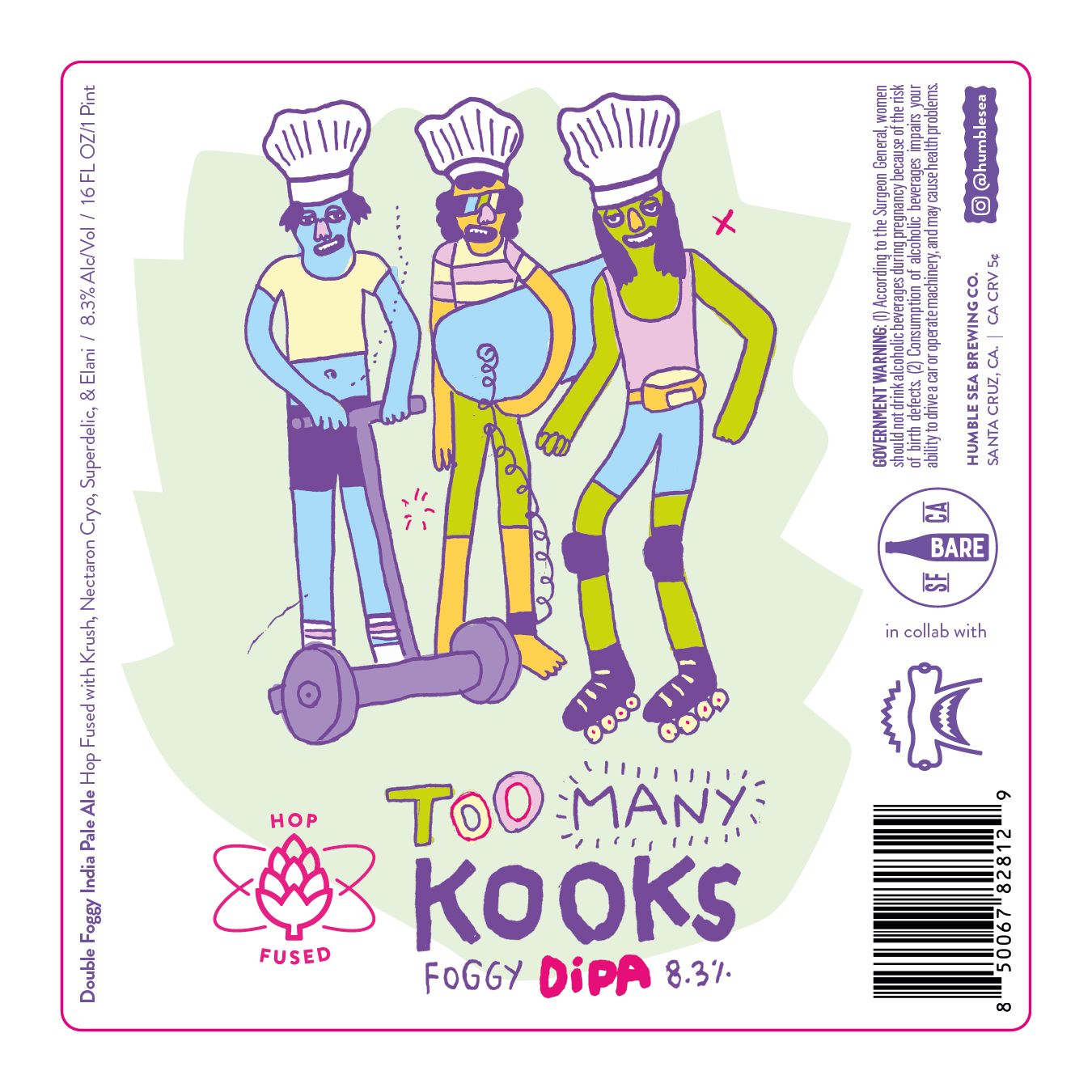 Too Many Kooks label