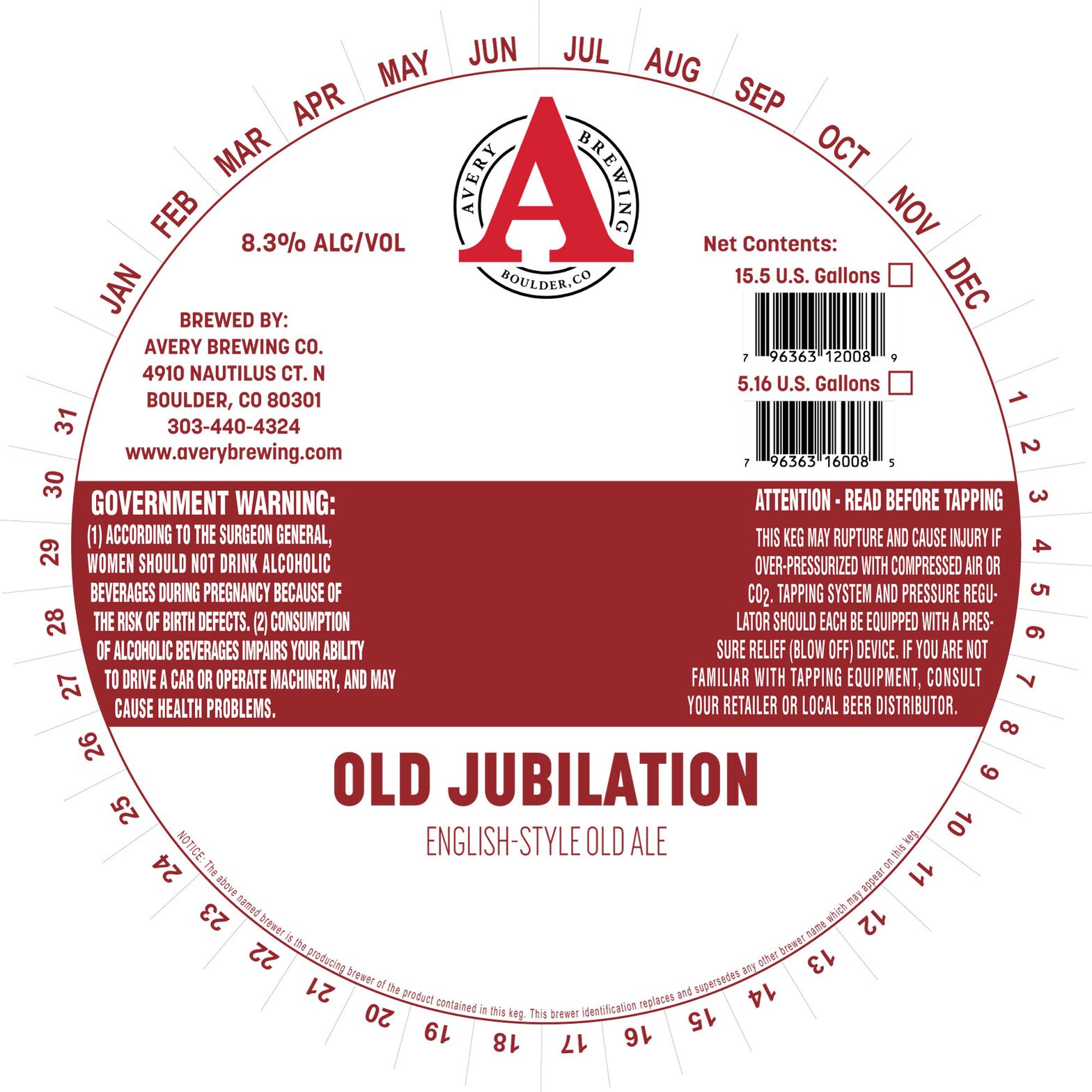 Old Jubilation label