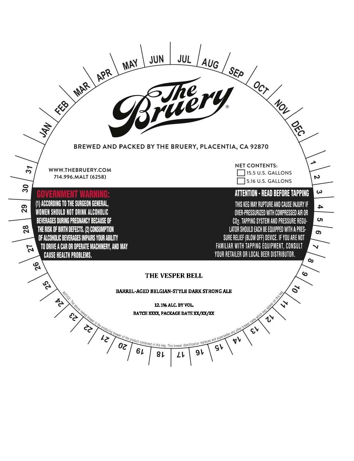 The Vesper Bell label