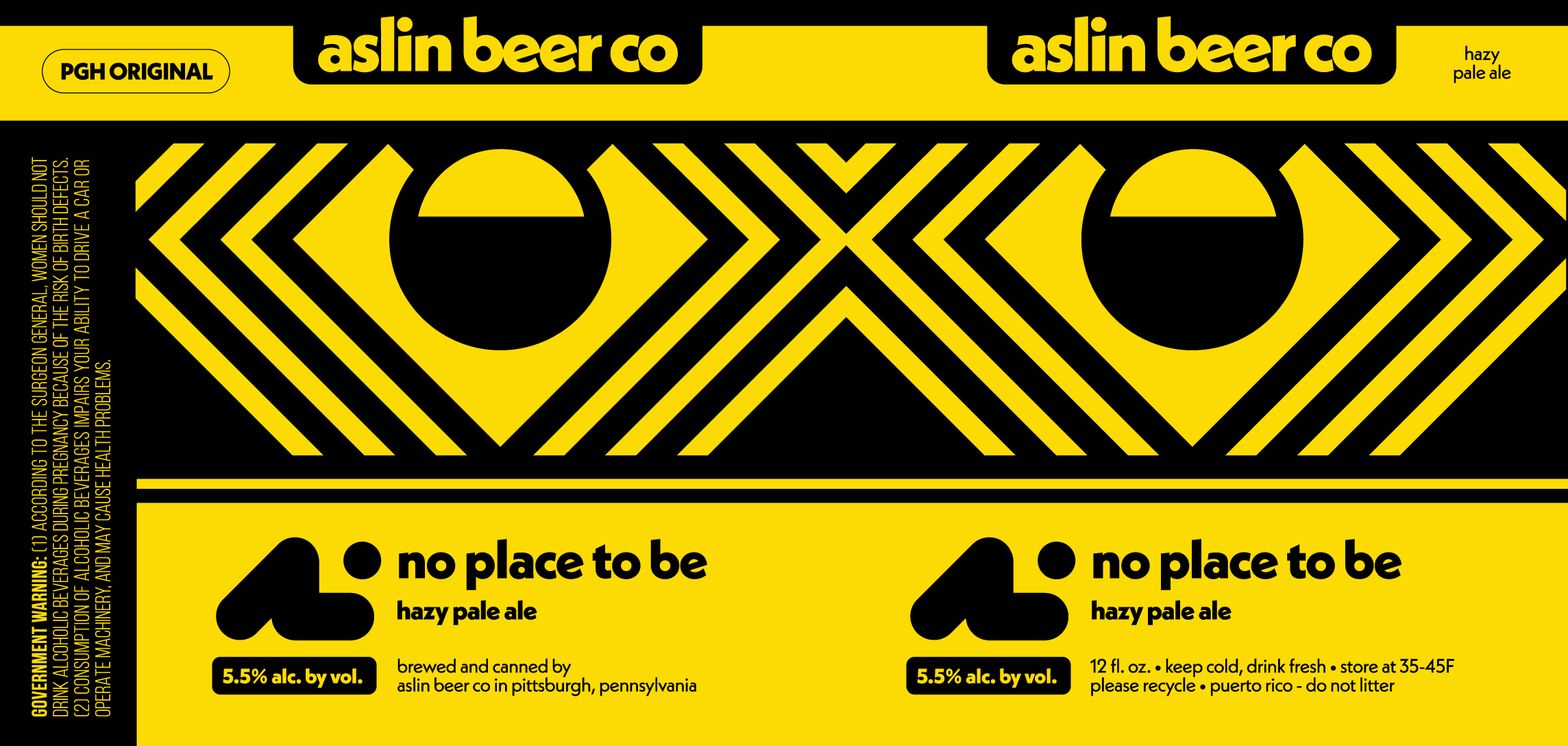 No Place To Be label