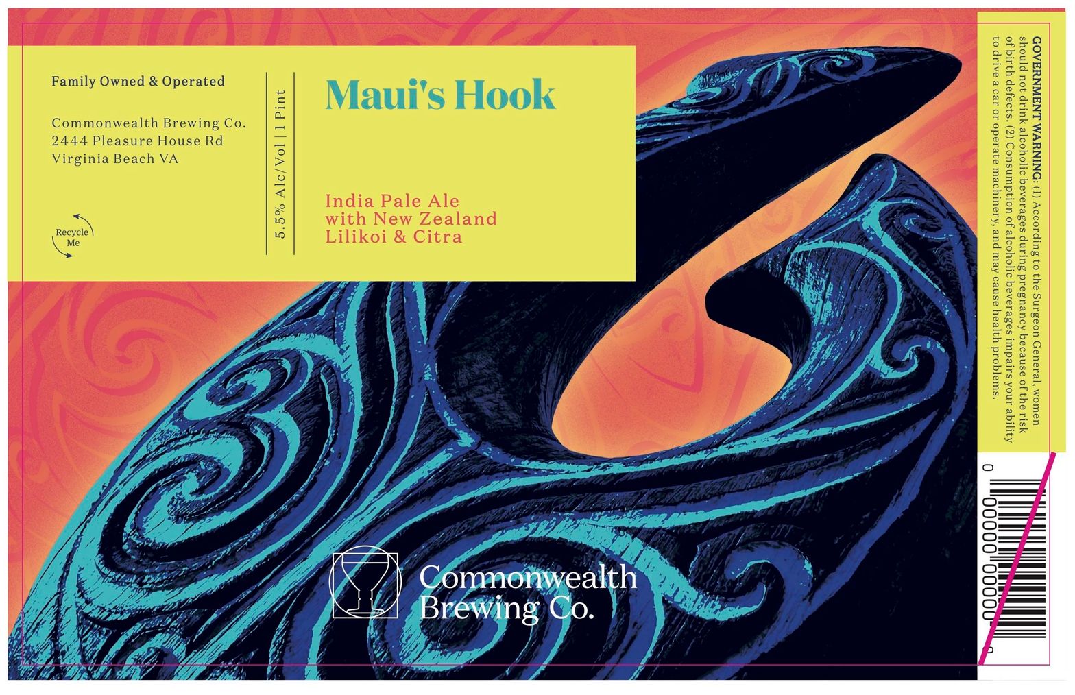 Maui's Hook label