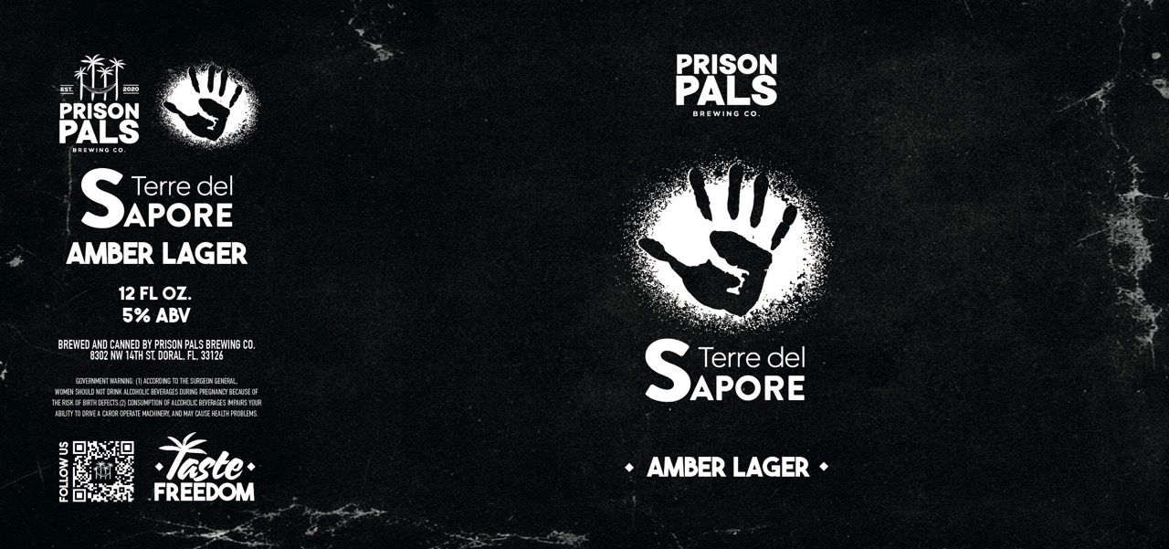 Terre del Sapore Amber Lager label