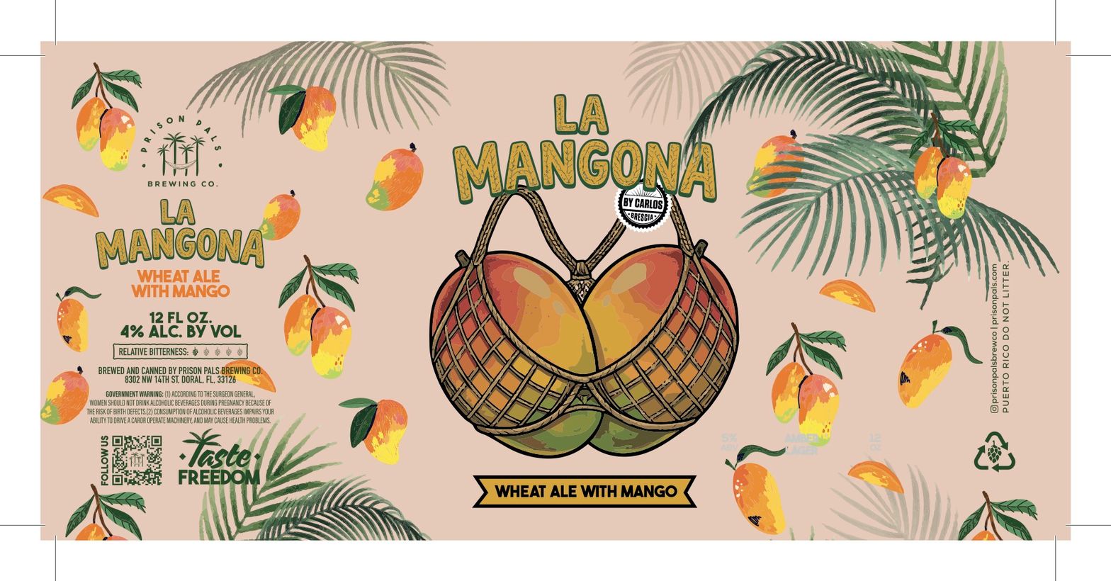 La Mangona label