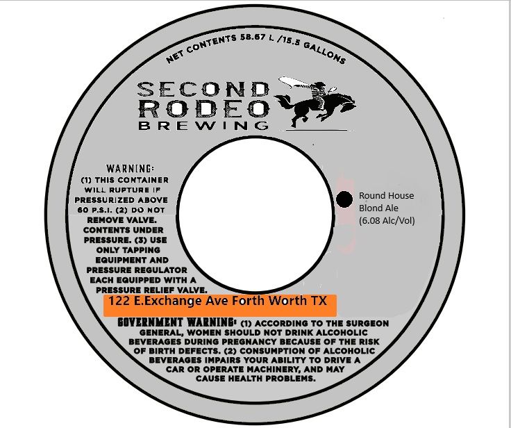 Round House Blond Ale label